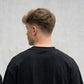 Cotton  Boxy Fit T-Shirt -Black