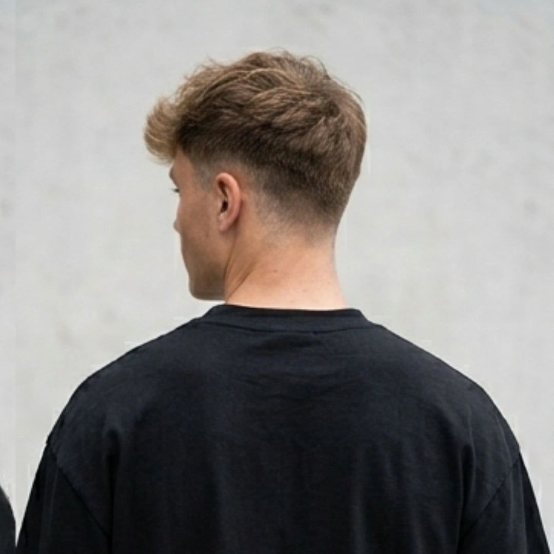 Cotton  Boxy Fit T-Shirt -Black