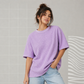 Waffle Boxy Fit Tee Under ₹699 | White Color