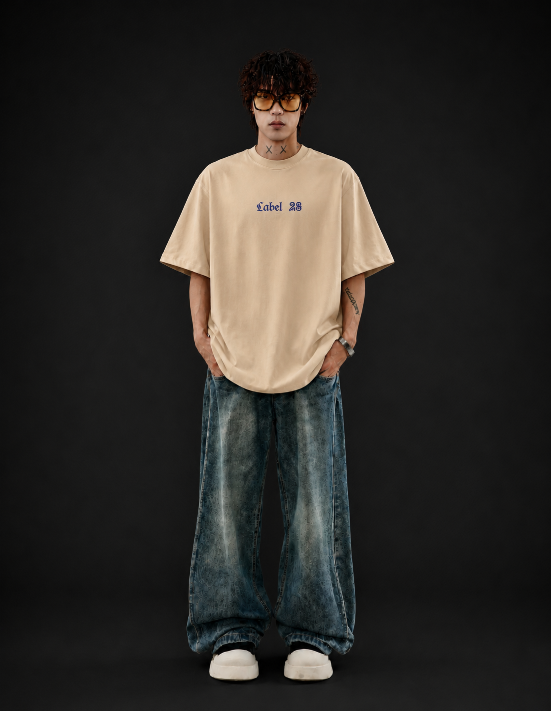 Limitless Oversized Boxy Fit T-Shirt – Beige