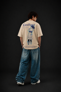 Limitless Oversized Boxy Fit T-Shirt – Beige