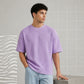 Waffle Boxy Fit Tee Under ₹699 | Lavender