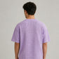 Waffle Boxy Fit Tee Under ₹699 | Lavender